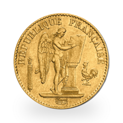 20 Francs Génie (Ange Gardien) or | Années mixtes